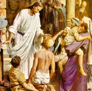 Gesù guarisce gli infermi