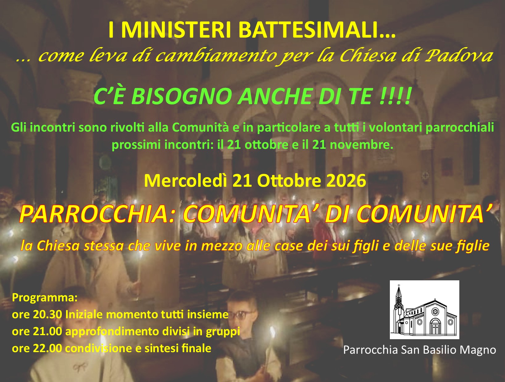 Parrocchia: Comunità di Comunità